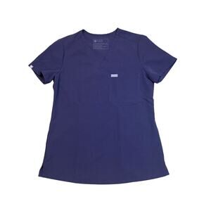 Figs Catarina One-Pocket Scrub Top PURPLE SHADOW Extra Small